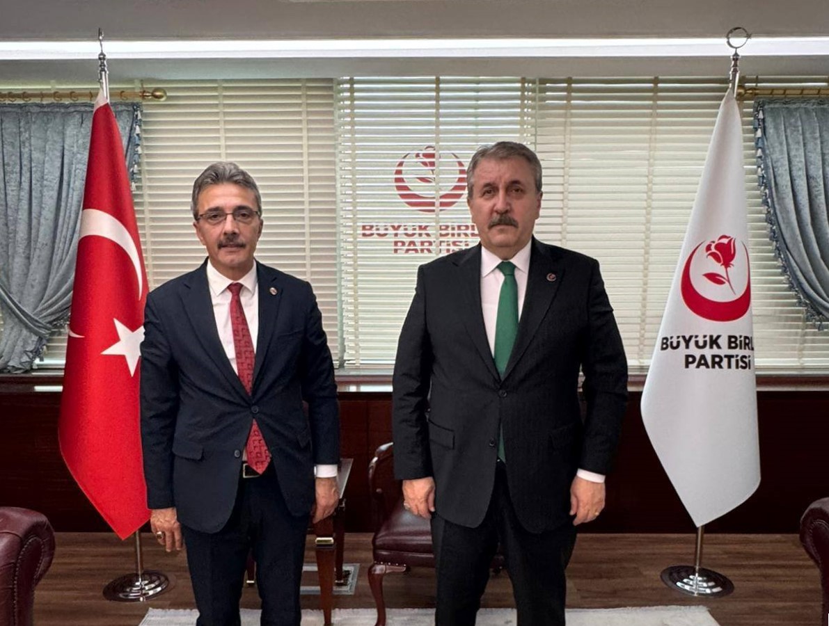 BAŞKAN ŞENOL DİNÇ GENEL BAŞKAN DESTİCİ’Yİ ZİYARET ETTİ