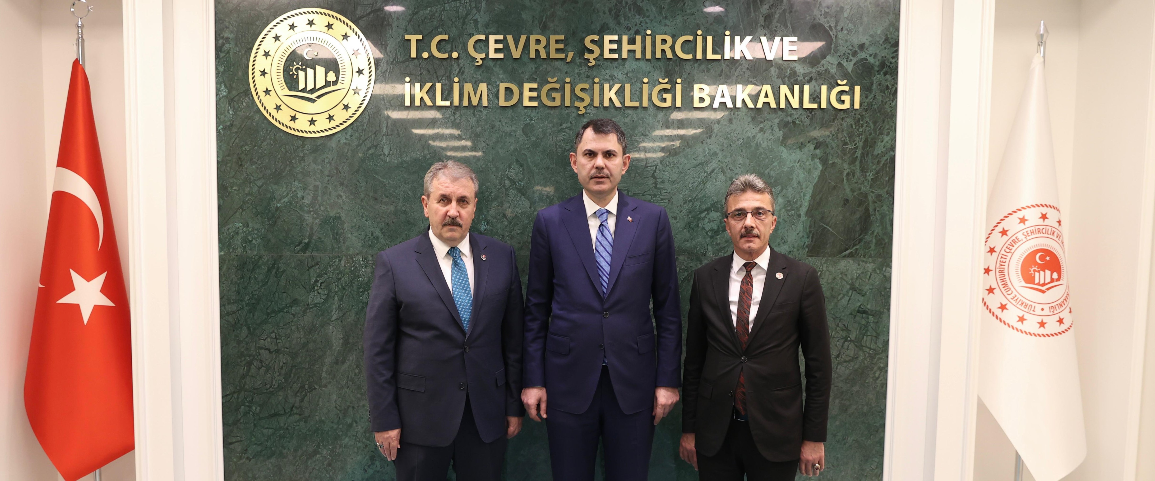 BAŞKAN ŞENOL DİNÇ BAKAN MURAT KURUM’U ZİYARET ETTİ