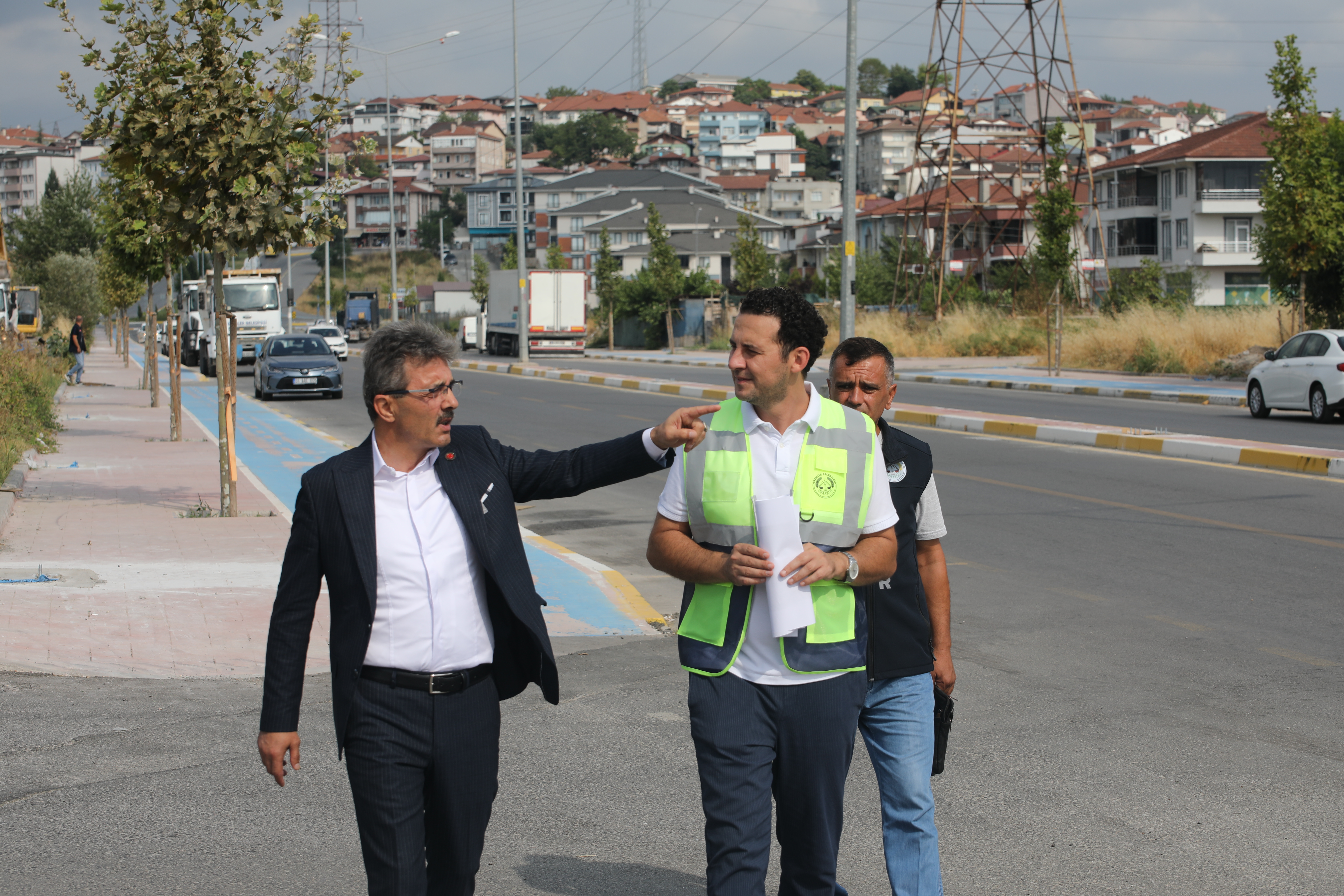 BAŞKAN ŞENOL DİNÇ YENİ PAZAR ALANINI İNCELEDİ