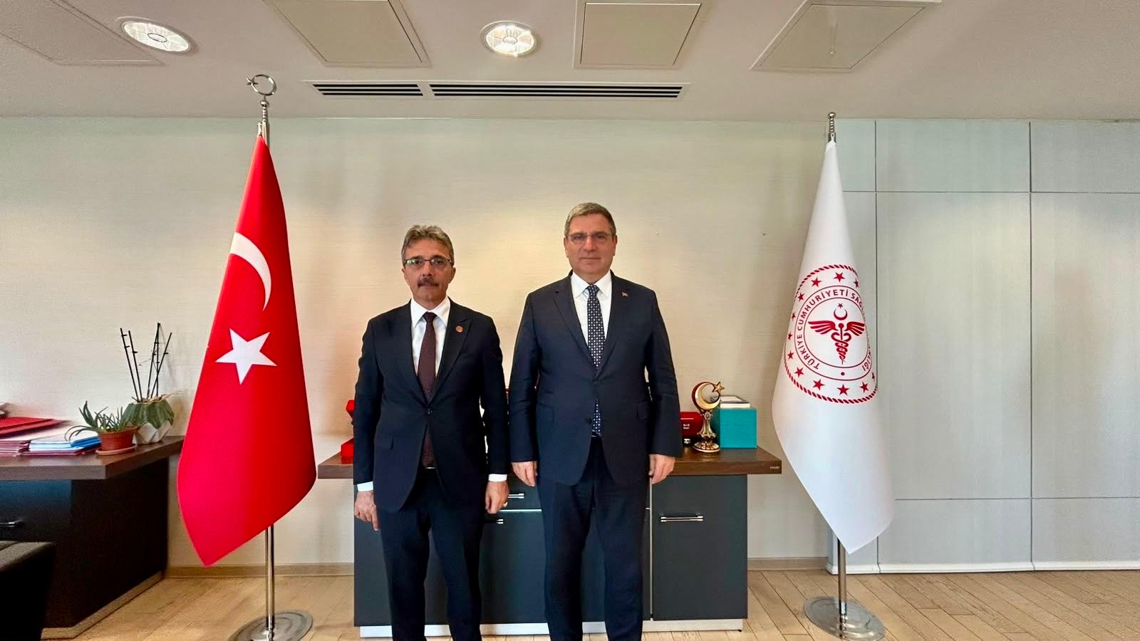 BAŞKAN ŞENOL DİNÇ SAĞLIK BAKANLIĞINDA
